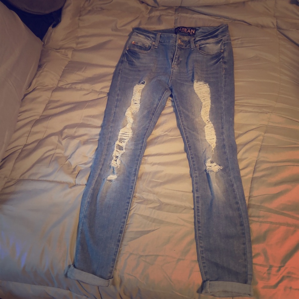 Low rise jeans!